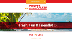 Desktop Screenshot of costuless.com