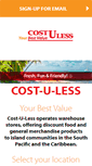 Mobile Screenshot of costuless.com